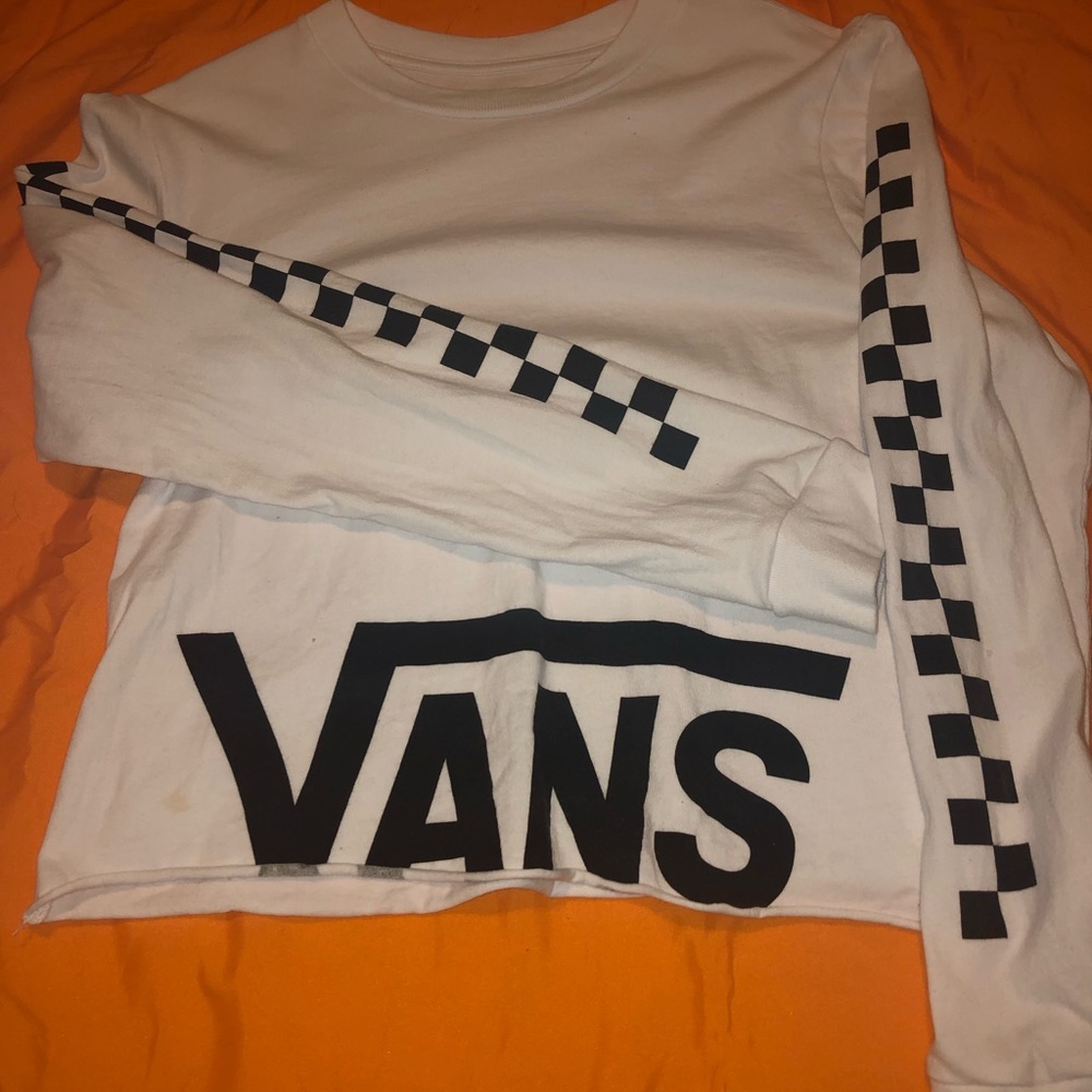 checkered vans shirt